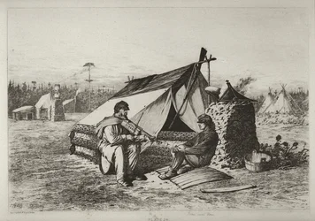 Home, Sweet Home, par Edwin Forbes